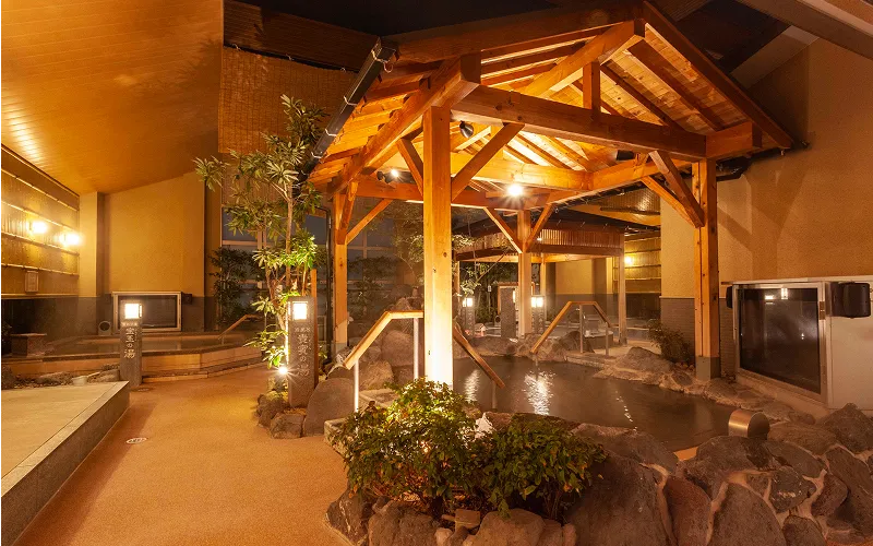 天然温泉の写真